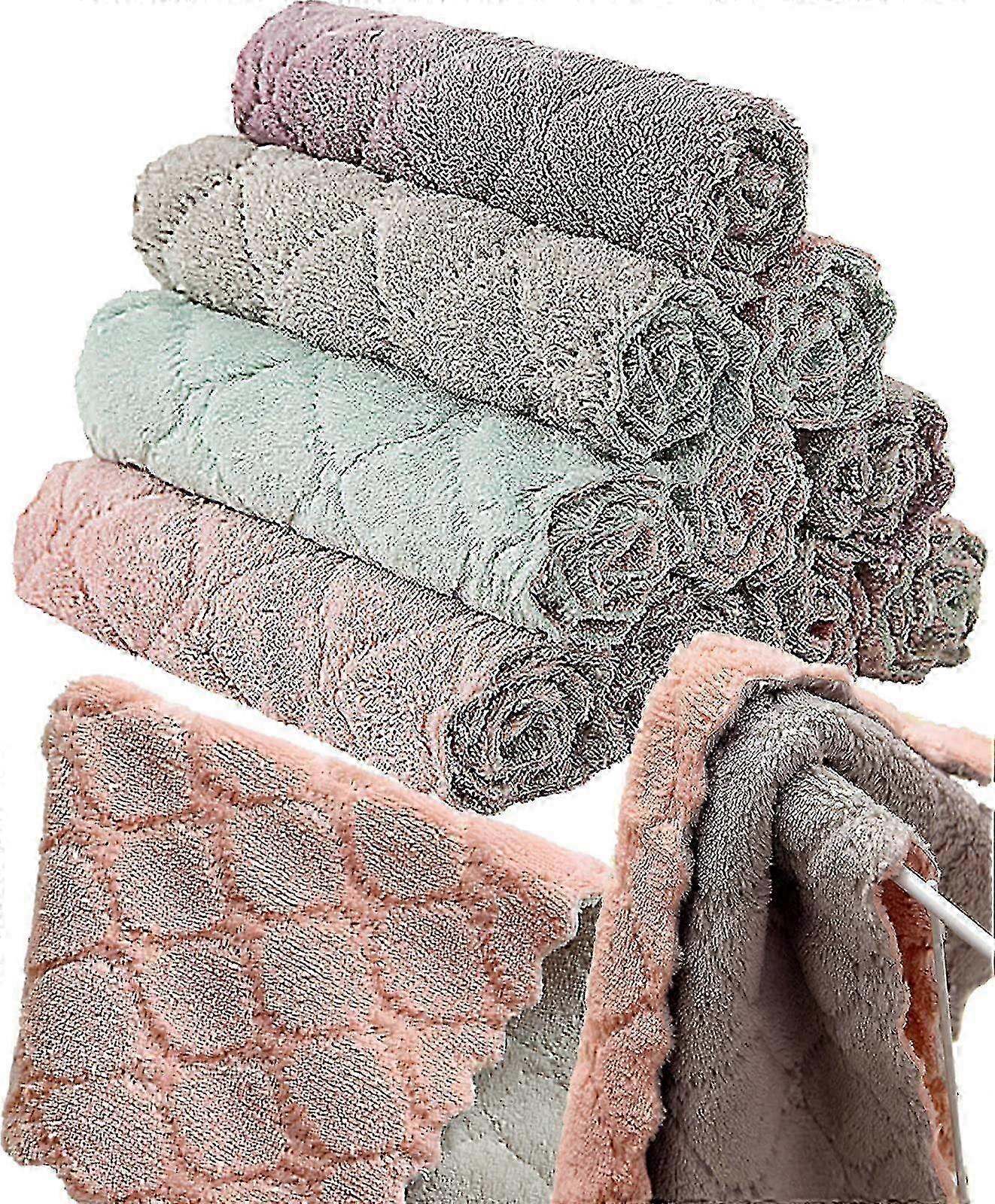 12 Quick-Dry Absorbent Kitchen Towels