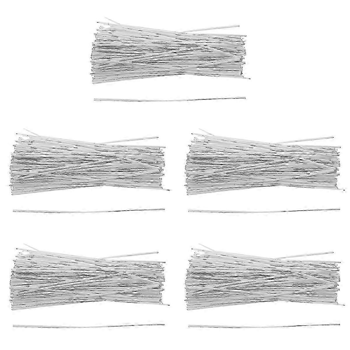 130X Cable Organizer Binding Packaging Wire Twist Ties White
