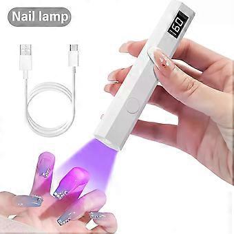 YIKOOLIN Hand-UV-/LED-Licht van Ngel 12 W tragbares Mini-UV-Licht van Gel-Nagel 2 Timer-Instellungen LED-Nagellamp uit Heimgebrauch