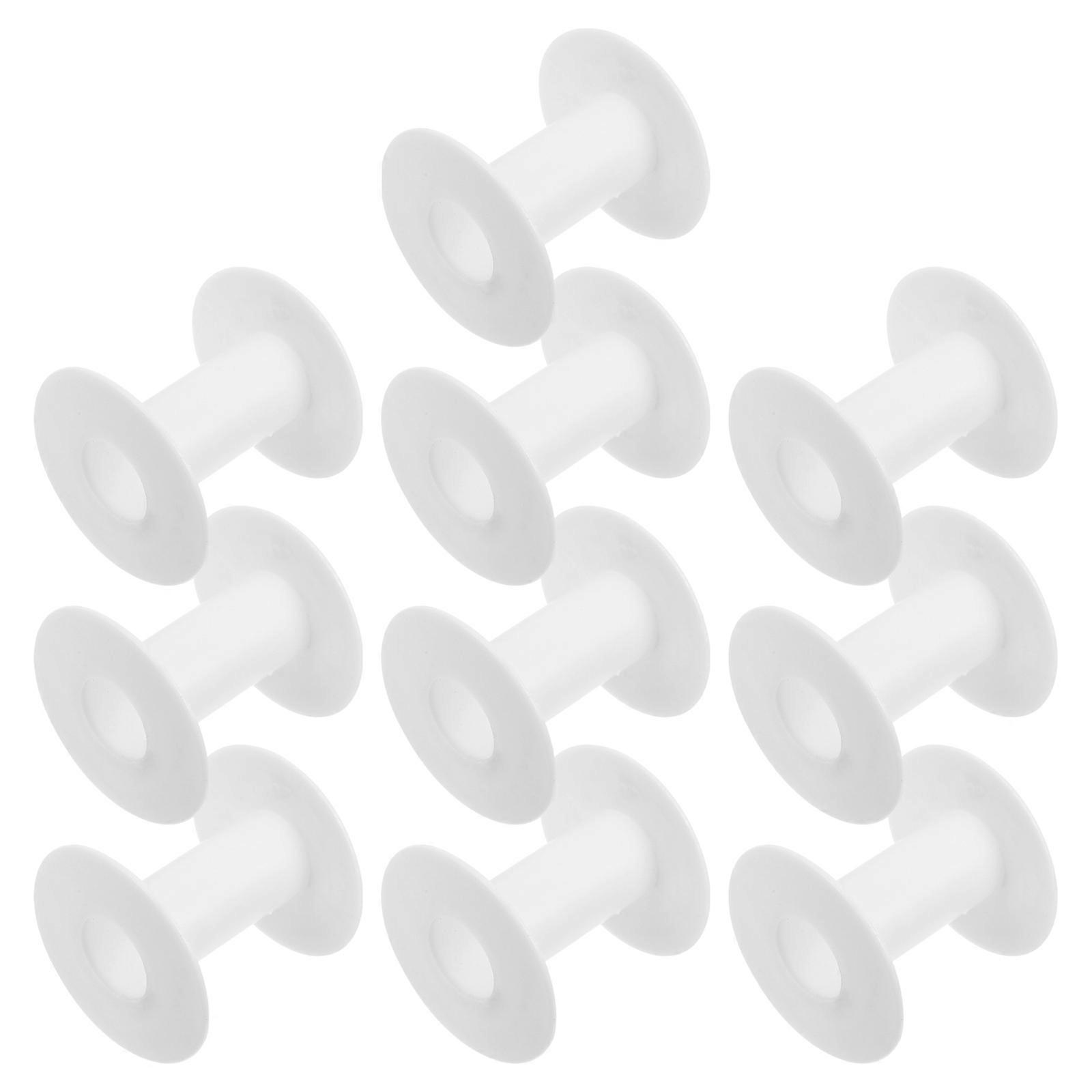 Plastic Wire Bobbins for Embroidery Thread Spools 10Pcs for Sewing