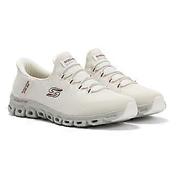 Skechers Slip-Ins Glide Step Vibey Mesh damessneakers in het wit