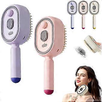 2026 New Electric Steam Brush for Hair,Rechargeable Steam Hair