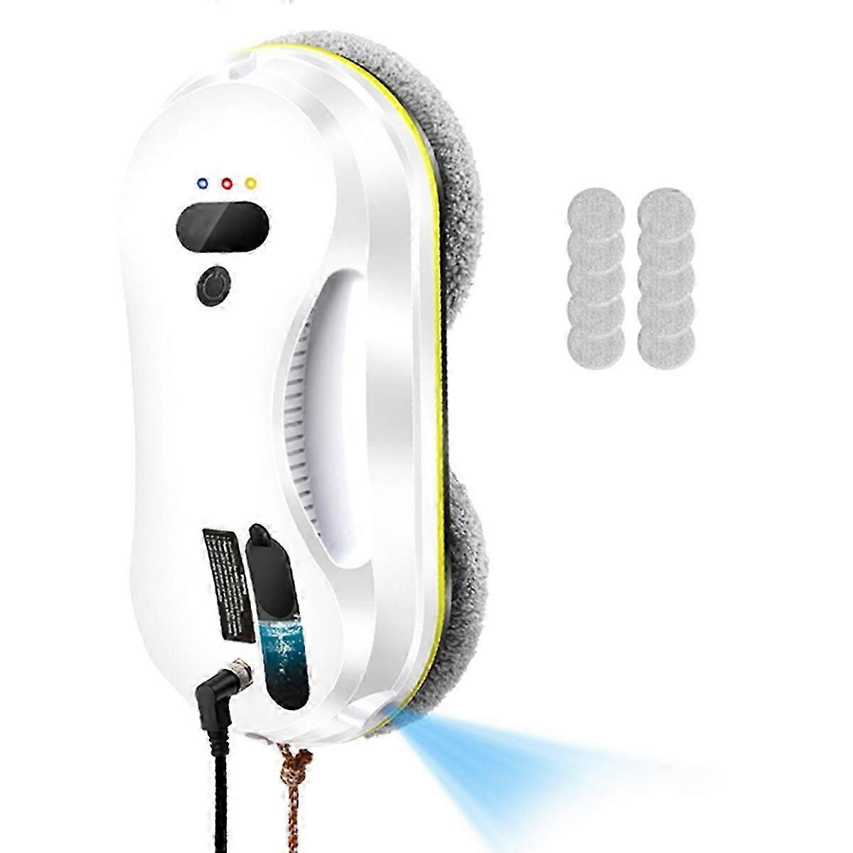 Automatic window cleaning robot with remote control and electric window wiper