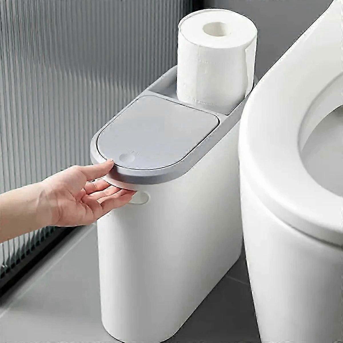 passender Mülleimer mit Deckel, stilvoller Abfallkorb
