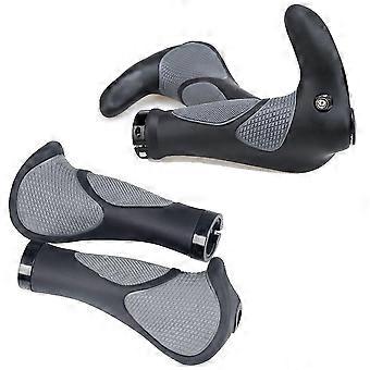 Mountain Bike Rubber Bullhorn StuurGrepen Fiets Stuur Grips Dual Lock-on Anti-slip Grips Fietsaccessoires