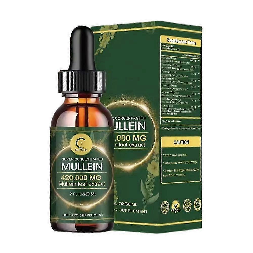 60ml Mullein Tincture Super Concentrated Lung Cleanse