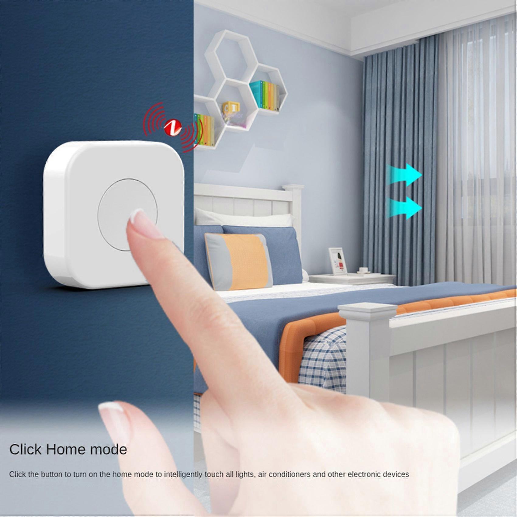 4 Tuya ZigBee Button Smart Home Scene Switch Multi-Scene Linkage Wireless Remote Control Intelligent with Zigbee Gateway