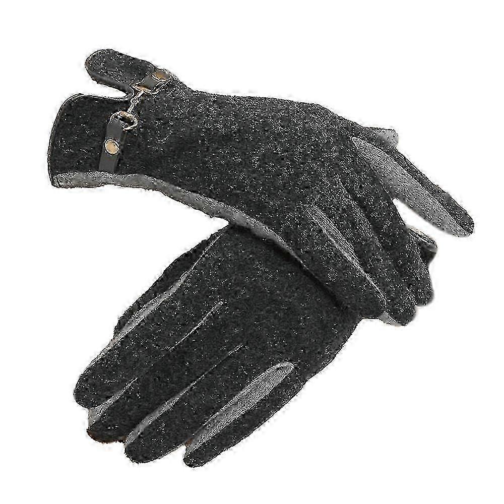 Women's Winter Touchscreen Gloves with Warm Soft Lining, Compatible with Smartphones for Outdoor Activities, 1 Pair