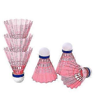 ZWS-6pcs Nylon Plastic Badminton Practical Shuttlecocks Sports Supplies Exercise Accessories