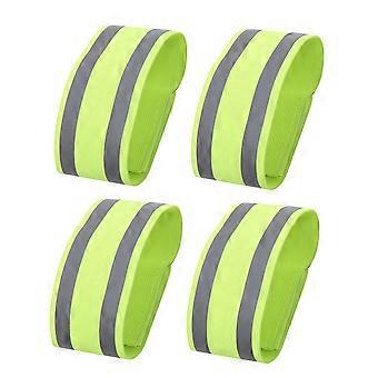 Luminous Armband Reflective Armlet for Night Running Sports 4Pcs