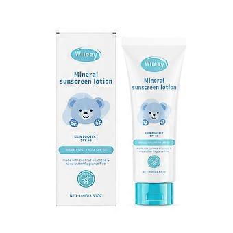 Childrens Moisturizing Protective Cream with Zinc Oxide & Titanium Dioxide  Daily Outdoor Hydrating Barrier (NonSticky, Fast Absorb)