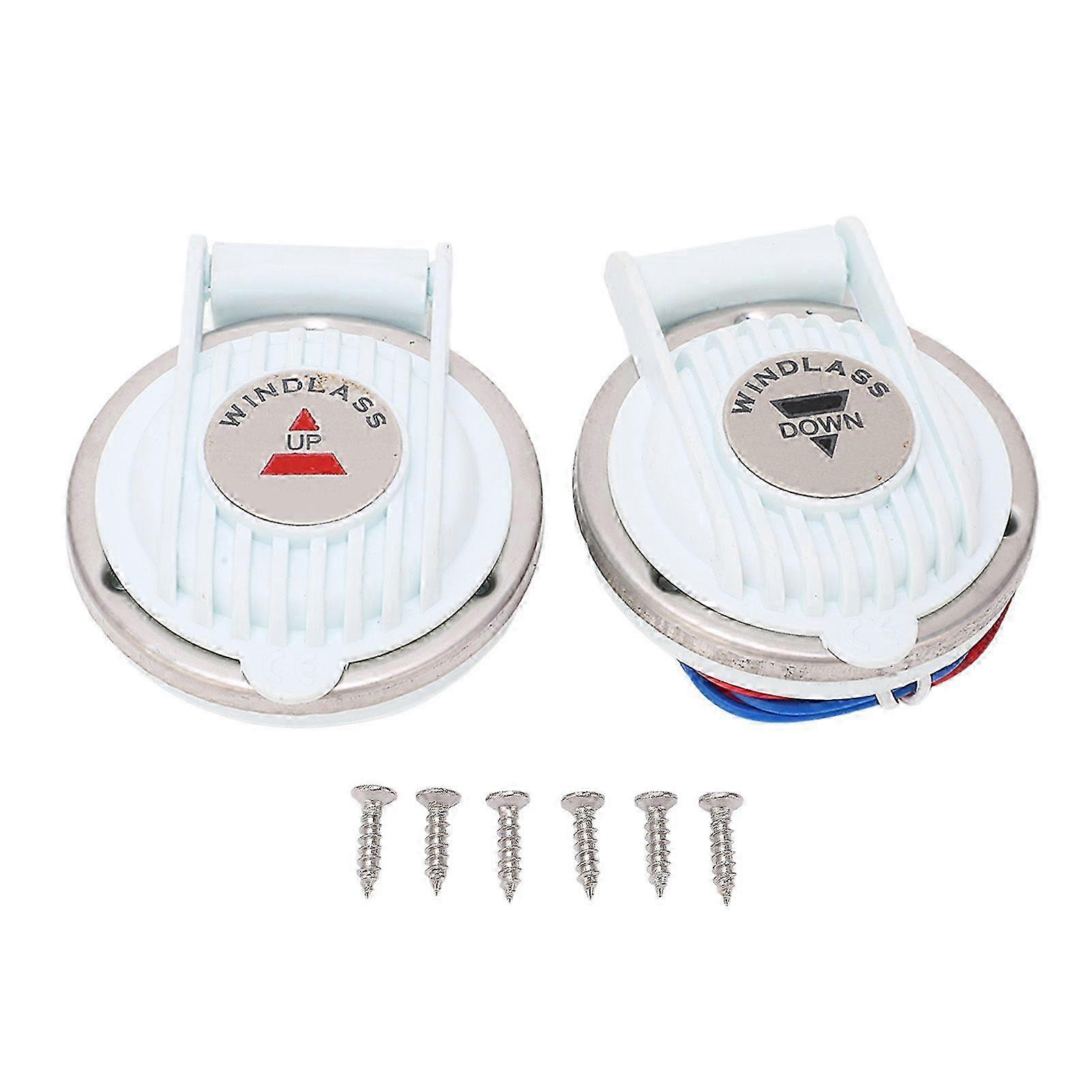 rust proof windlass foot switch 2pcs up and down for boat
