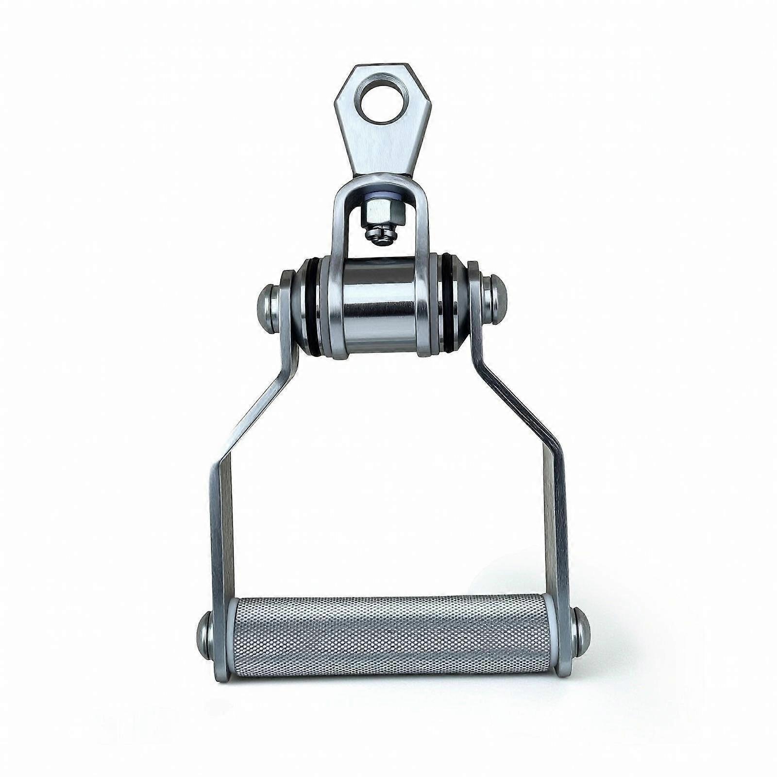 Lat Pulldown Handle Knurled Cable Machine Handle with Rotating Joint Heavy-Duty