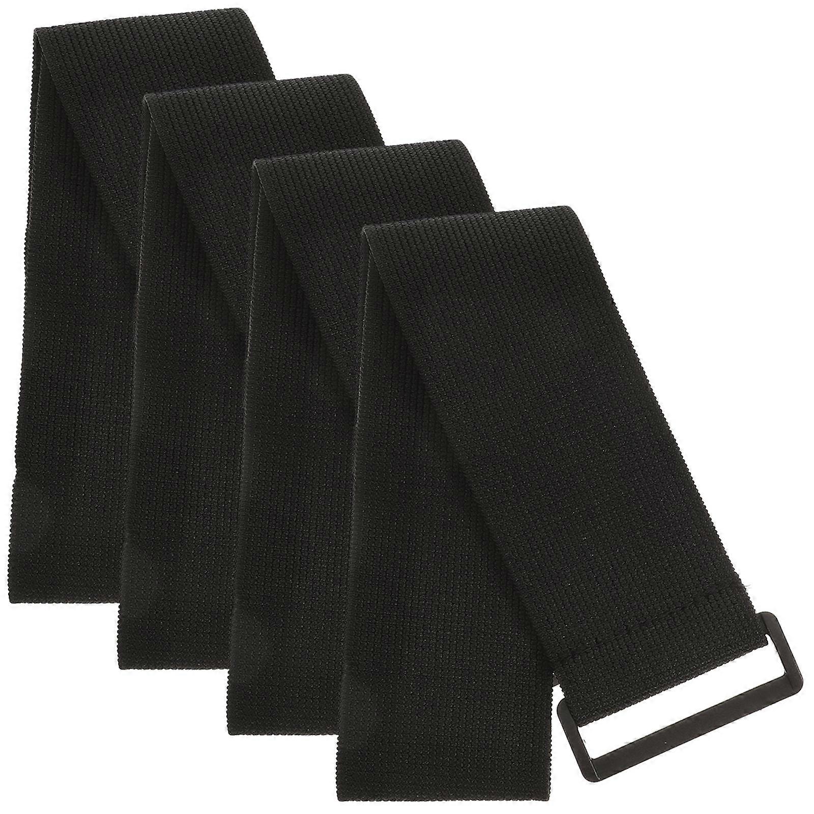 4pcs Hook and Loop Strap Elastic Strap Multipurpose Strap Reusable Cinch Strap