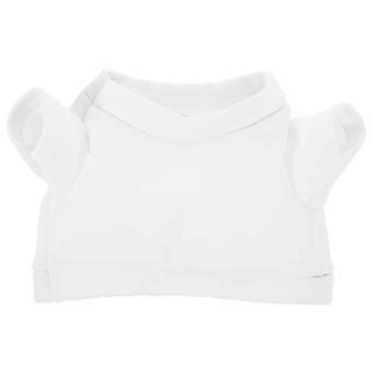 Blank Bear Shirt For Stuffed Animals Diy Clothing Accessories Set White Plush Toy T-Shirt For Cute Bear Dolls Stuffed Dolls Outfit
