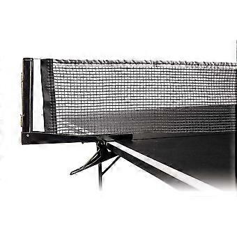 Conjunto de rede de tênis de mesa ajustável para substituição, instalação com grampo, postes de aço, tamanho oficial de 1,77 m (5,8 pés), compatível com mesas de regulamentação padrão.