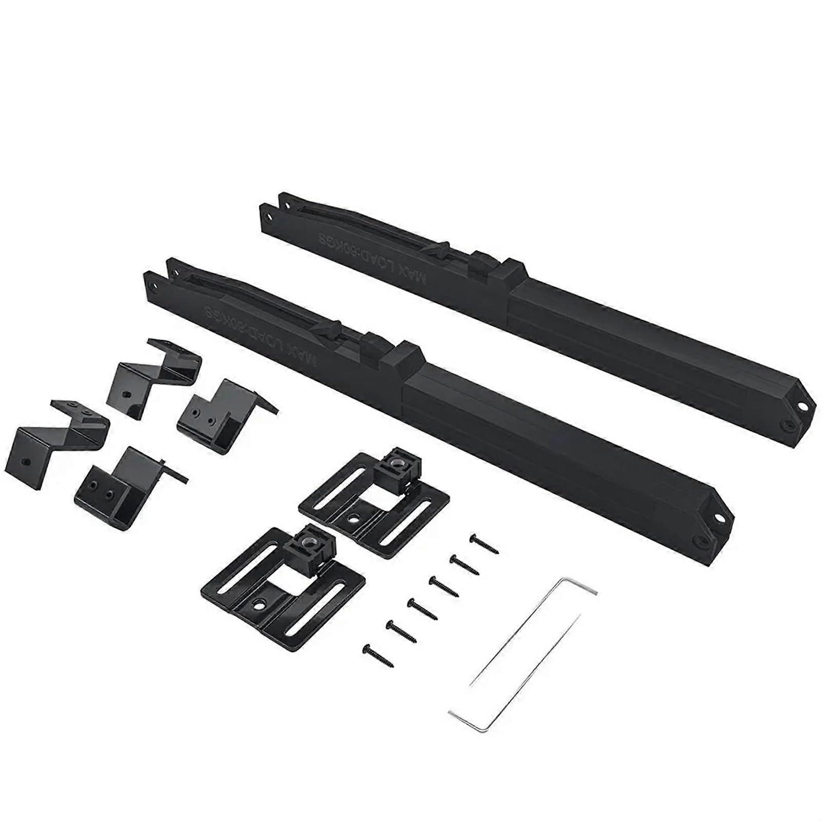 Soft Close Drawer Slides Adjustable Barn Door Hardware Stopper TwoWay Buffer Rails 2 Pack