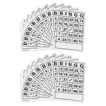 120 kpl Aikuiset Lelut Bingo Kutsu arkki Bingo Lauta Ilmainen Bingo Arkki Bingo Paperiarkit