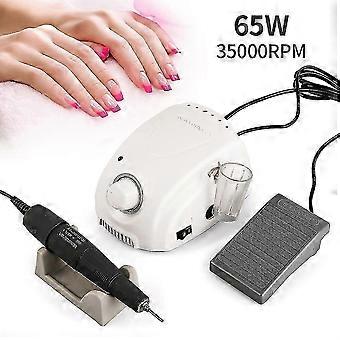 Elektrisk neglebor polermaskine 35000rpm egnet til manicure pedicure neglebor polisher