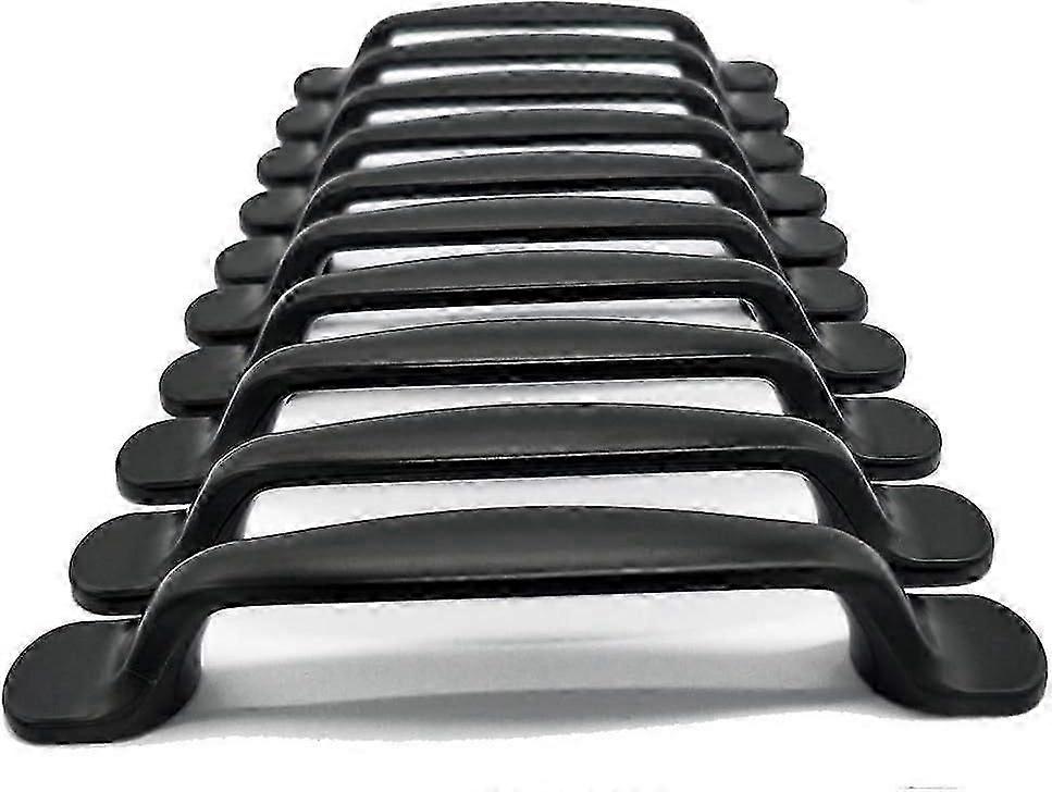 Black Kitchen Cabinet Hardware Pull Handles 3.75" 10 Pack 26-27