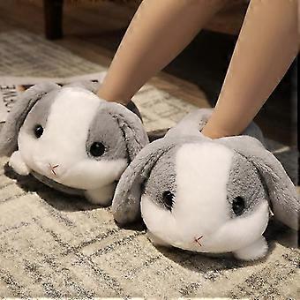 Kaninchen / Hamster / Hund Geformte Plüsch Hausschuhe Kreative Verpackung Fuzzy Warm gefüttert Winter Drag Schuhe Für