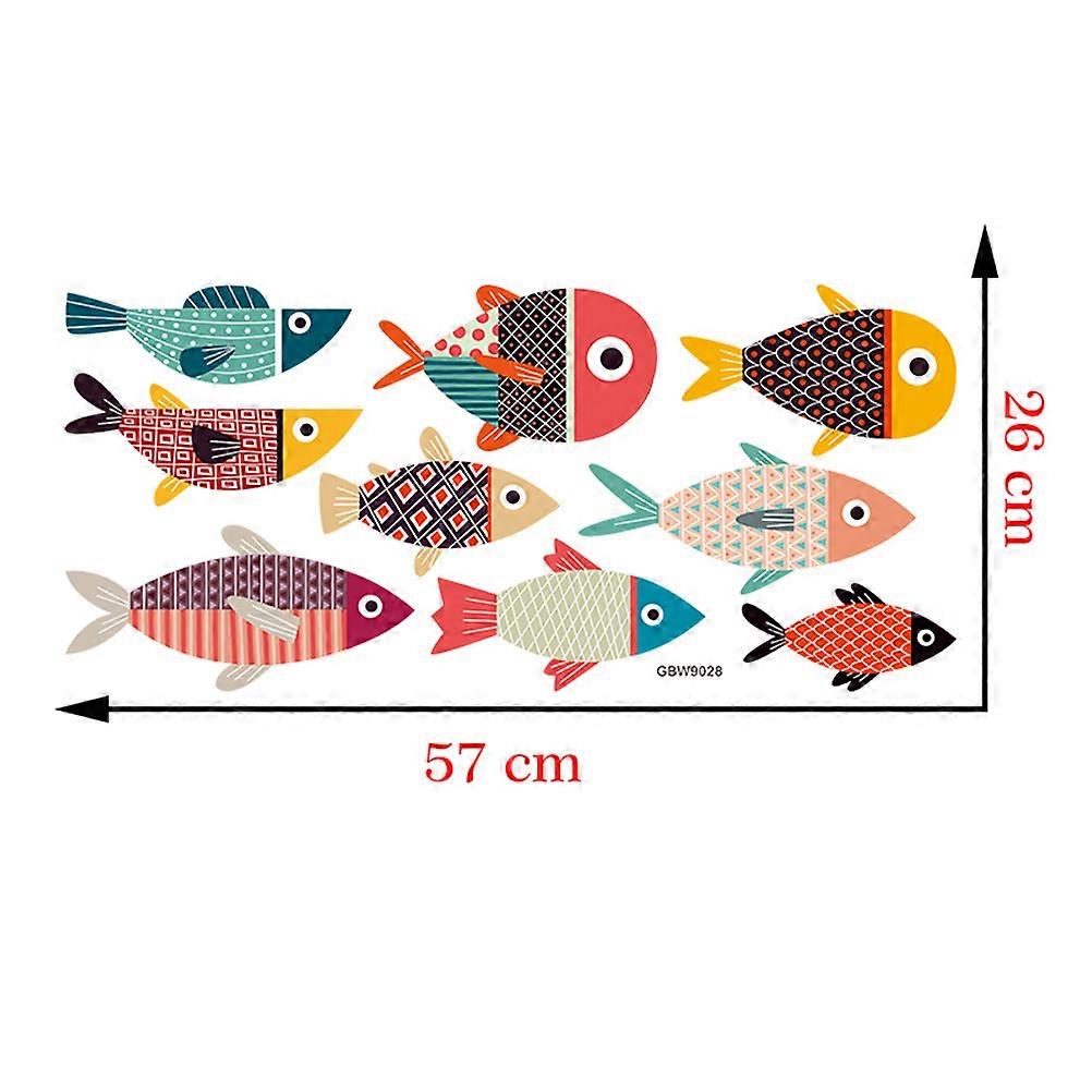 Fish Wall Sticker Decor Removable Self-Adhesive