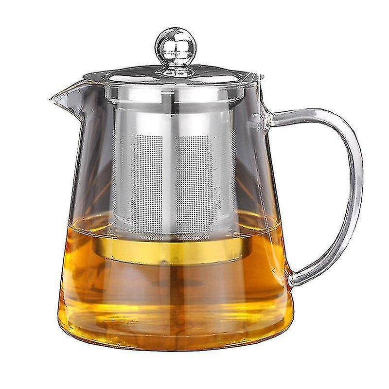 550ml Heat Resistant Glass Teapot Tea Pot For Chinese Kung Fu Tea/black Tea Office Coffee Kettle