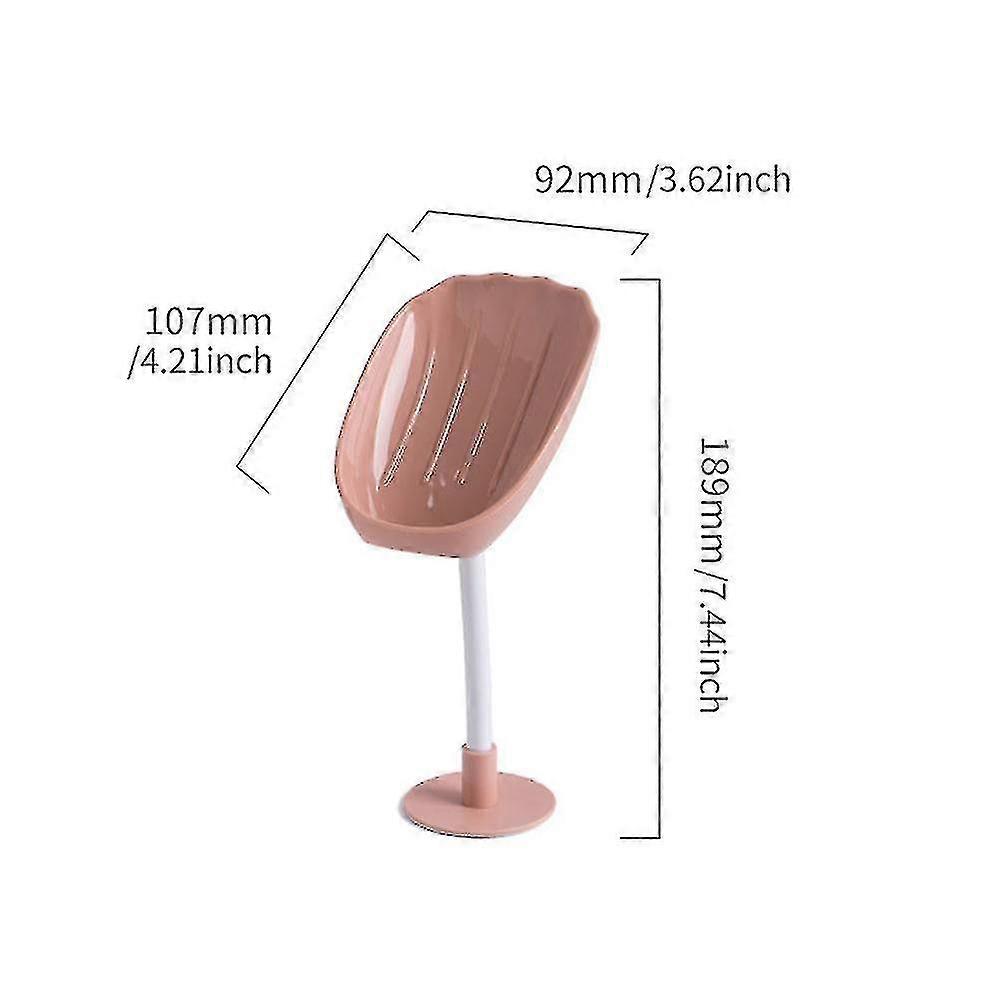 Elegant Shell-Shaped Suction Soap Dish