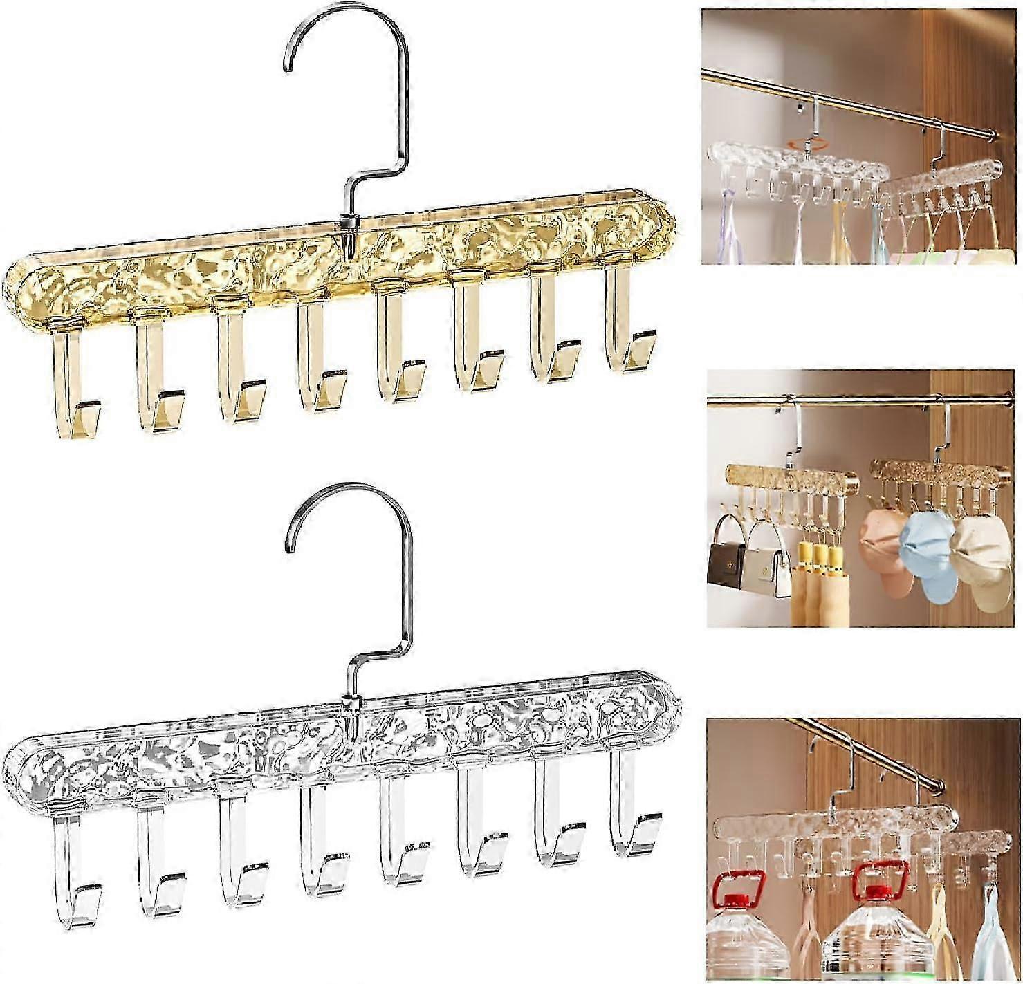 360° Rotating 8-Hook Storage Hanger