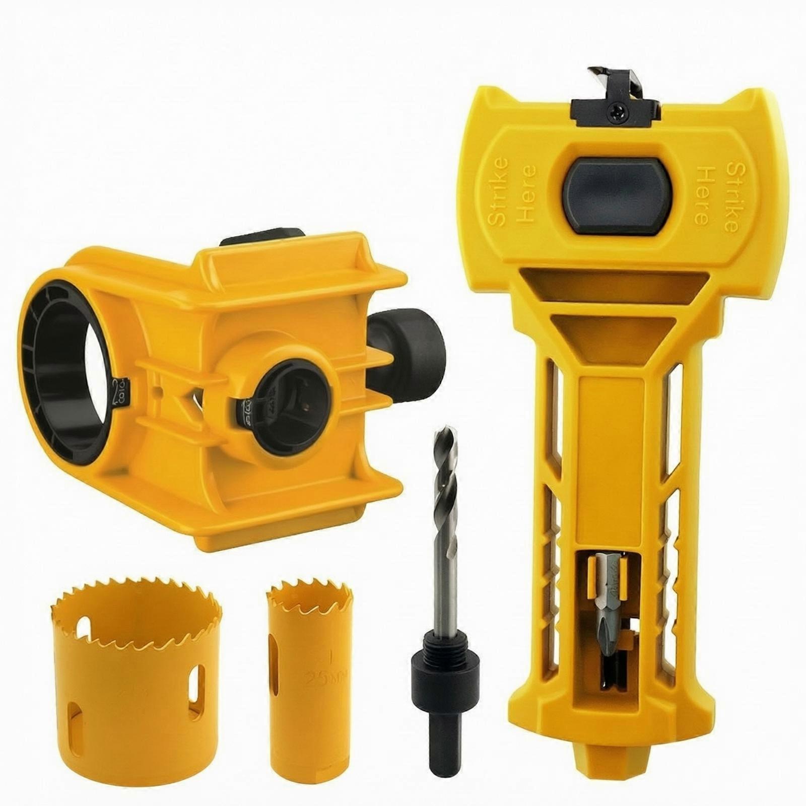 Complete Door Latch Installation Kit | built-in scoring tool and Scoring Blades