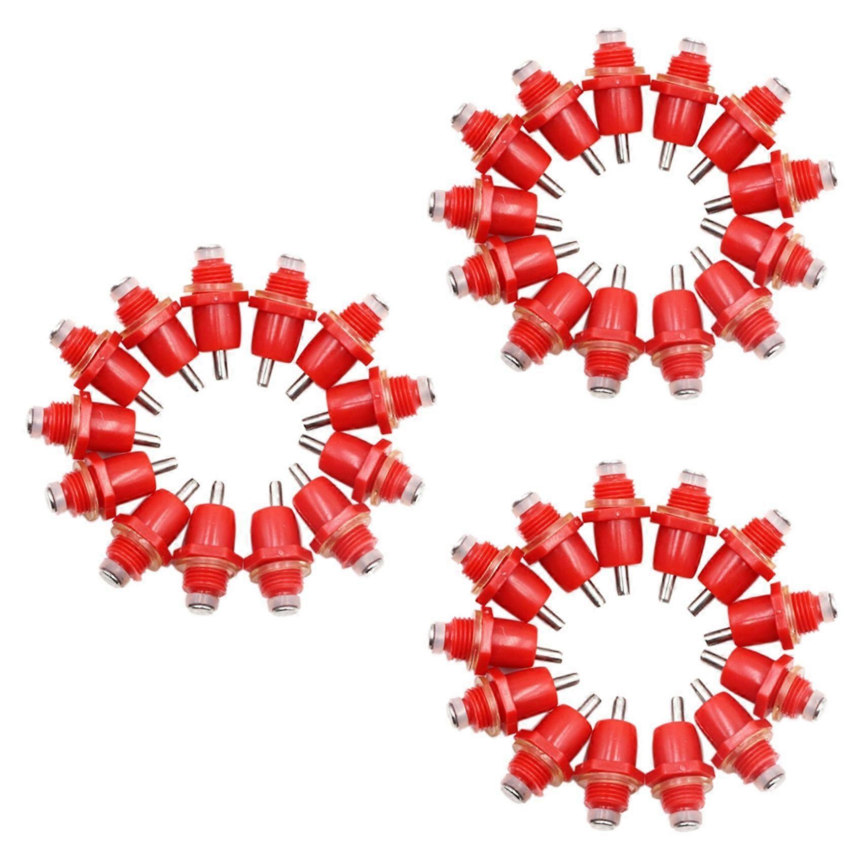 150pcs Poultry Chicken Nipple Drinker Spring Type Automatic Water Dispenser Bird Drinker