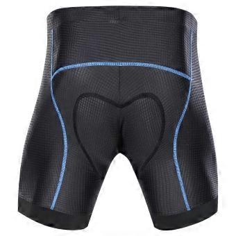 Men Bike Padded Shorts with Anti-Slip Leg Grips Cycle 3D Padded Underwear Bicycle Padding Riding Shorts Biking Underwear Shorts