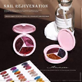 3 Colors Solided Cats Eye Nail Polishs High Pigmented Diy Gel Nails Polish Women Girls For