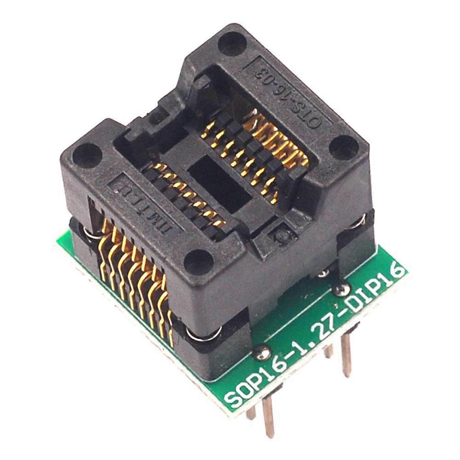 High Precise Programming Seat SOP16 To DIP16 IC Socket Adapter compatible with Reliable IC Socket Programming Tasks Project