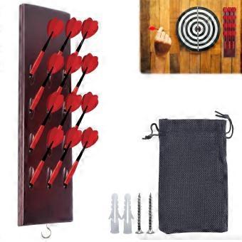 Opbergdoos voor Steeldarts en Softdarts voor 12 darts, Dart Caddy Muurbevestiging