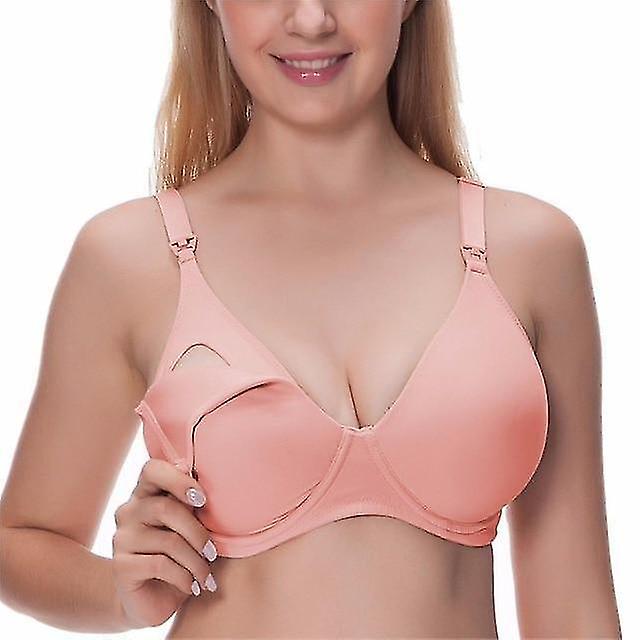 Breastfeeding Padded Underwire Nursing Bra With Full Sling 32-40 B C D Dd