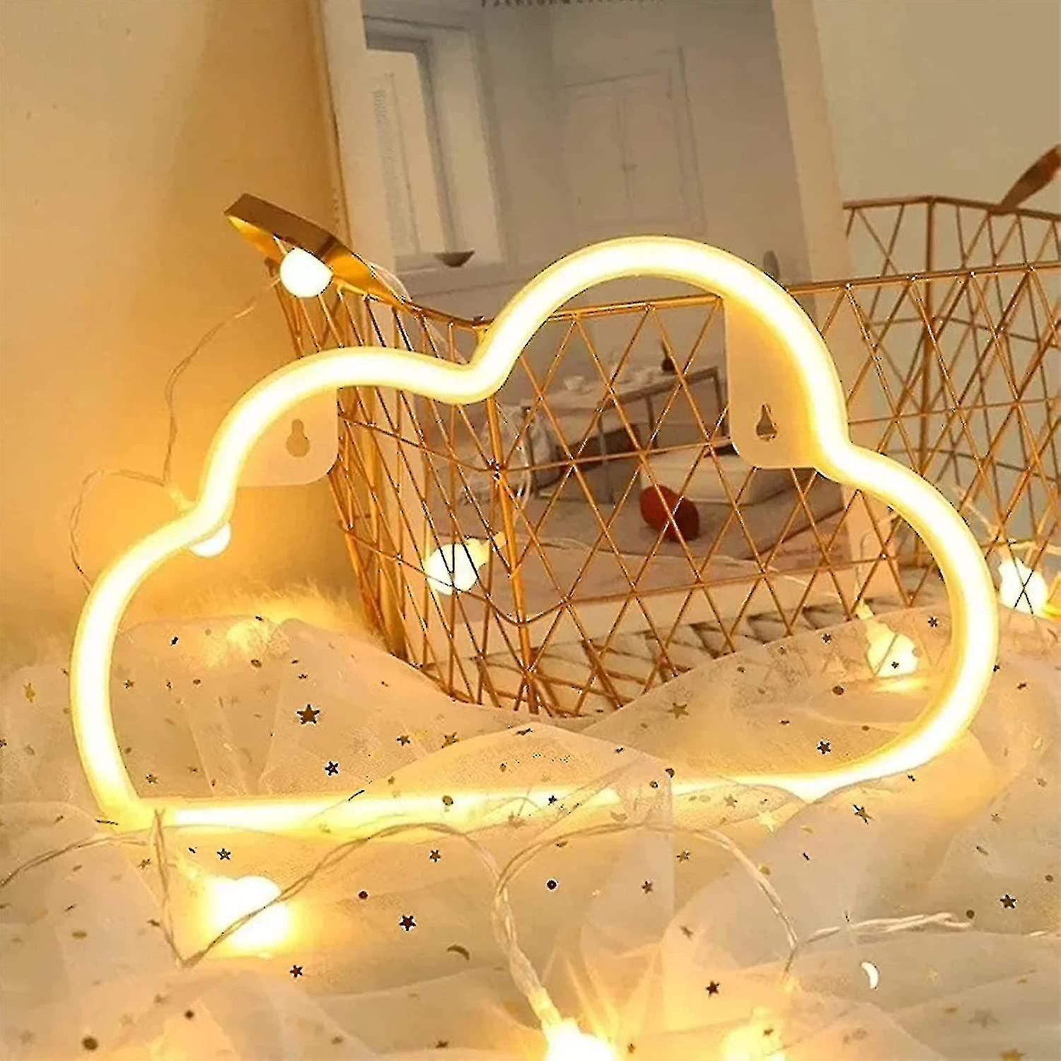 Cloud Neon Signs Neon Light Sign For Wall Decor Neon Lights For Aesthetic Room Dcor
