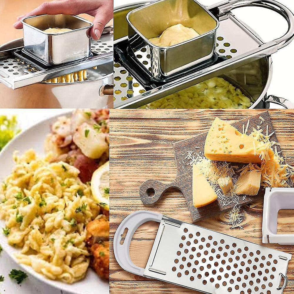 thumbnail image 4 of Máquina para hacer spaetzle de acero inoxidable de primera calidad con agarre cómodo, 4 of 5