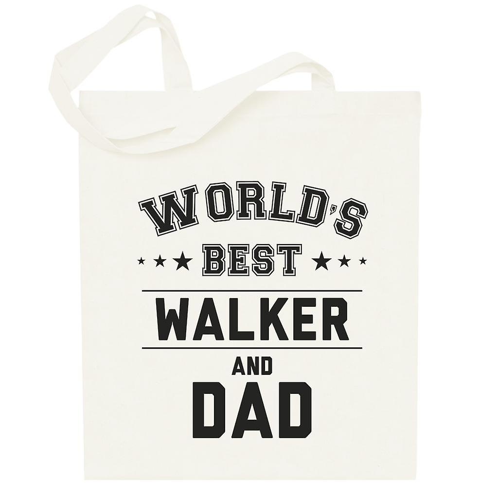 Worlds Best Walker And Dad Totebag