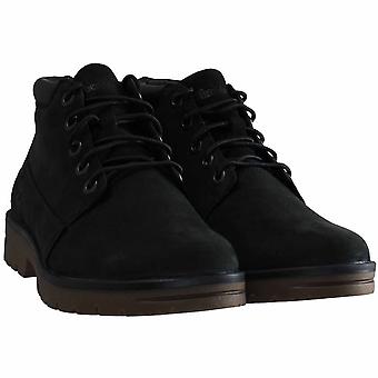 Timberland Newtonbrook Chukka Lace-Up Black Nubuck Leather Womens