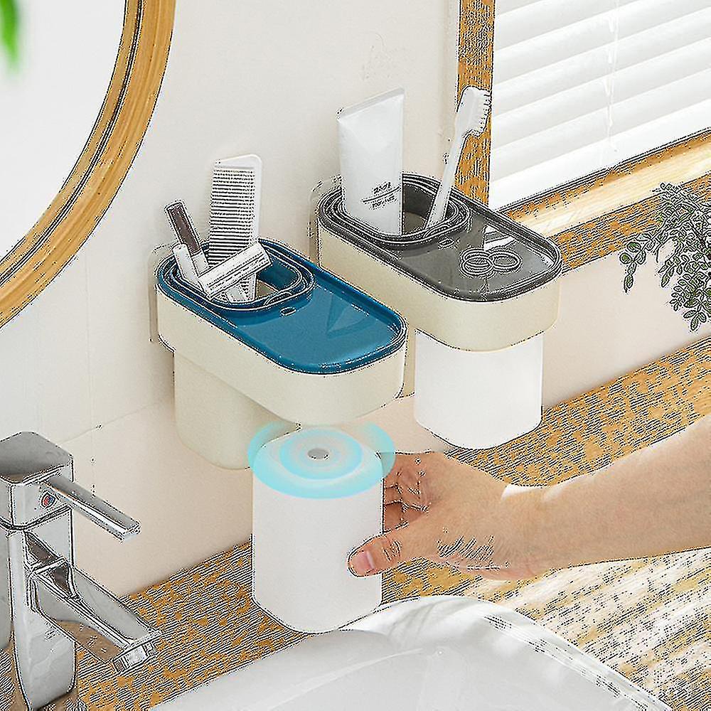 Toothbrush H Tootaste Stora Rack Dispenser Bath Izer