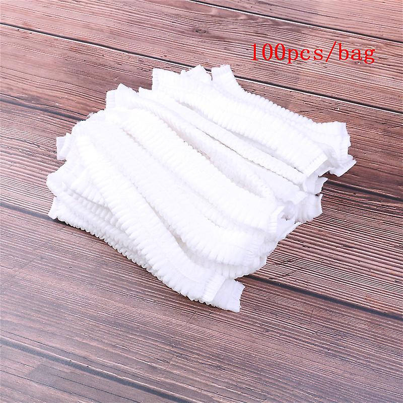 100pcs Microblading Permanent Makeup Disposable Cap Hairnet Catering Stretch Hat