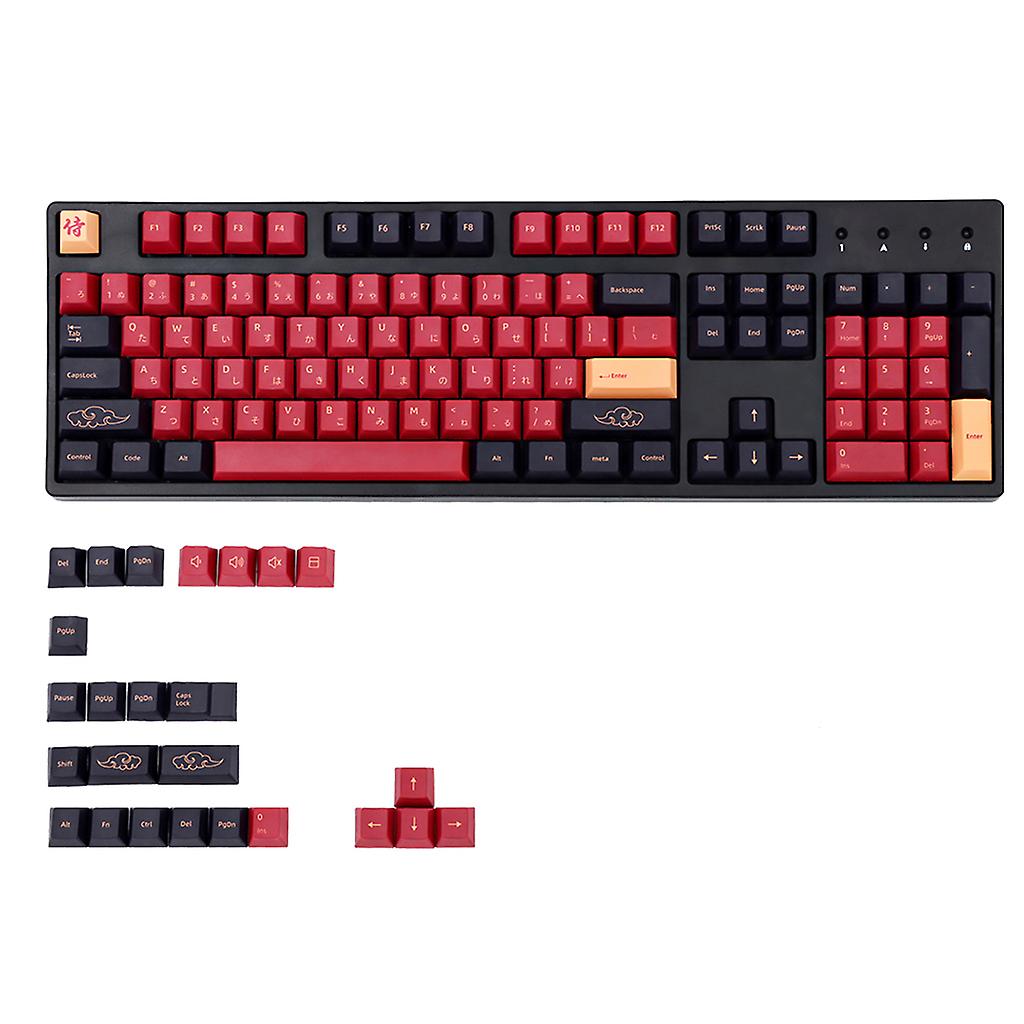 129 Keys Mechanical Keyboard Cherry Profile DYE-Sub PBT Keycap Japanese,English