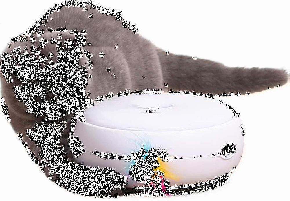 Cat Toy With Electronic Rotating Feather
