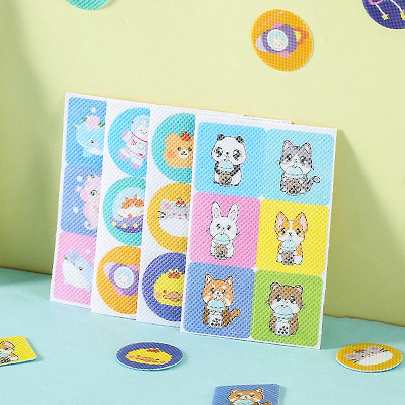 36st tecknad myggplåster ren växt eterisk oljaanti-myggorrepellentpatch