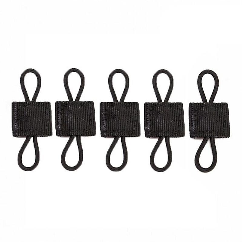 Fastening cords for Backpack - 5 pcs - Black