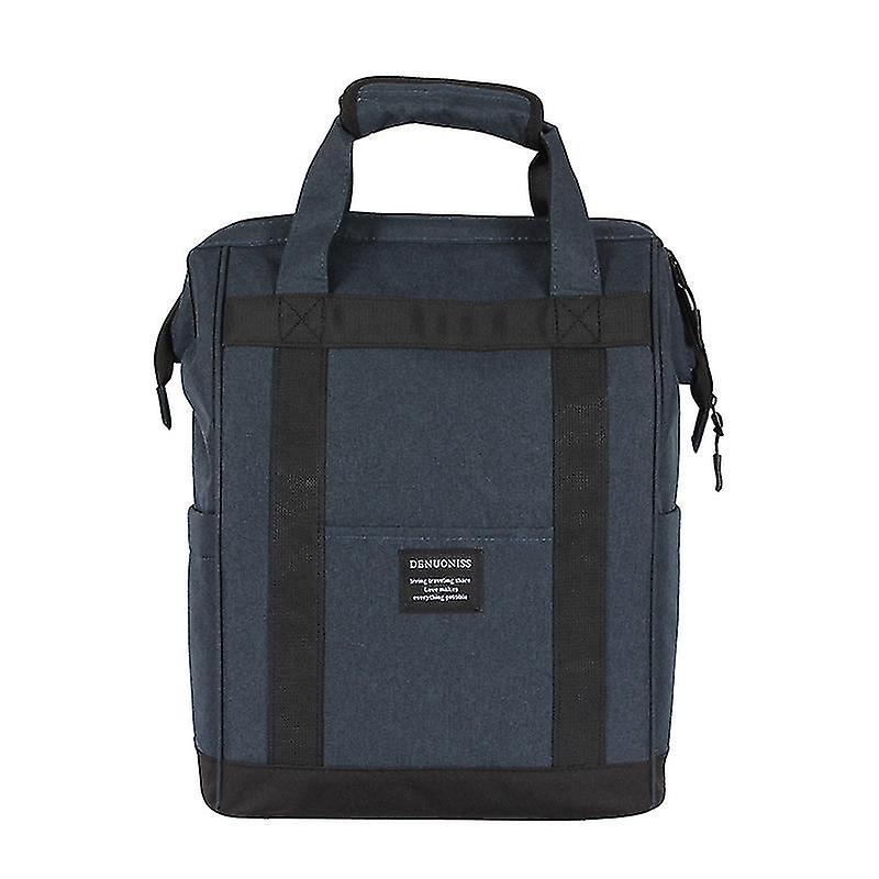 屋外バックパックポータブル大容量熱保存ピクニックバッグブラックオックスフォードクロス漏れ防止コールドビールアイスバッグ