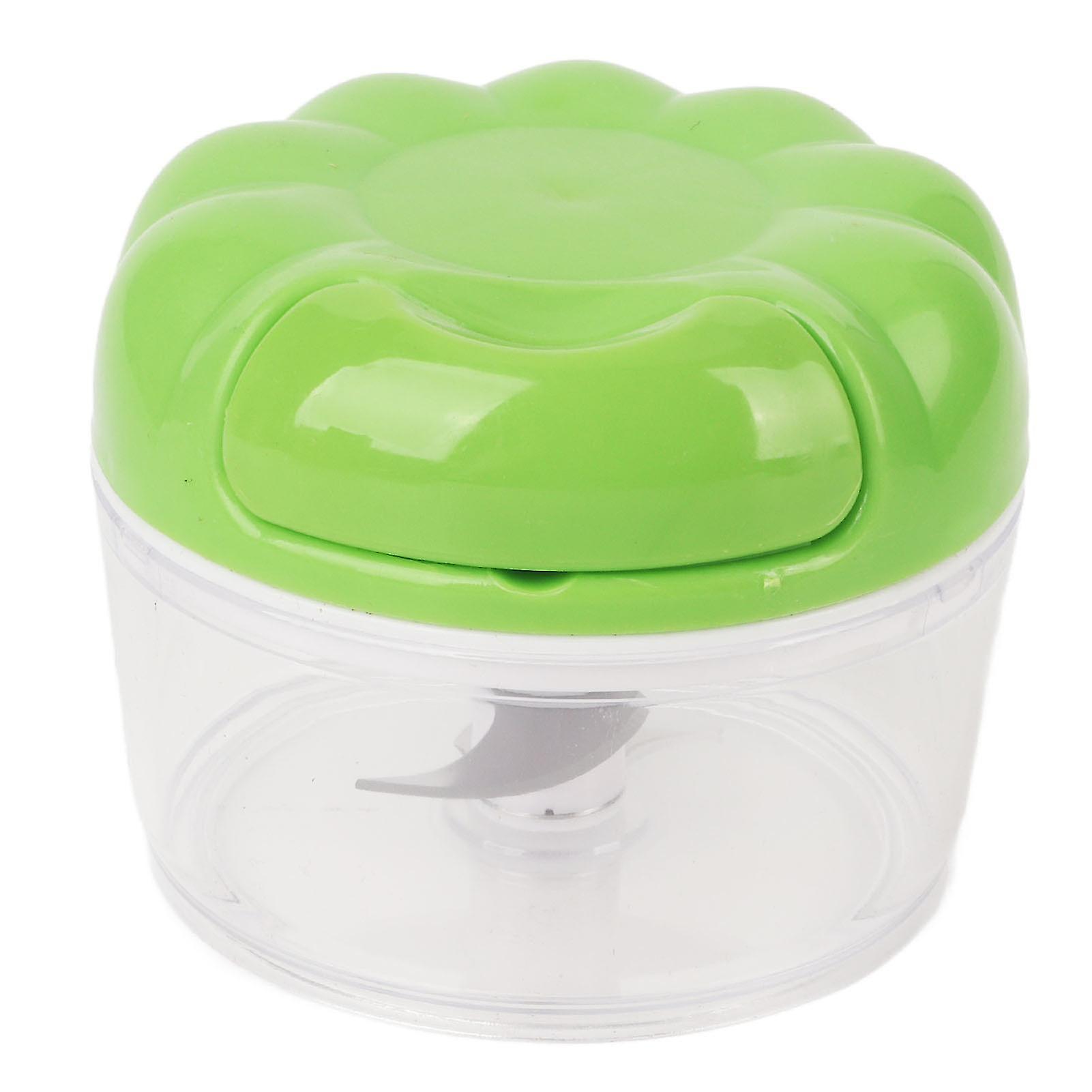 Manual Mini Garlic Chopper 9x7cm Transparent with Drawstring