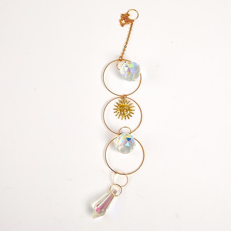 Crystal Sun Catcher Window Hanging Prism Decoration Rainbow Window Decor
