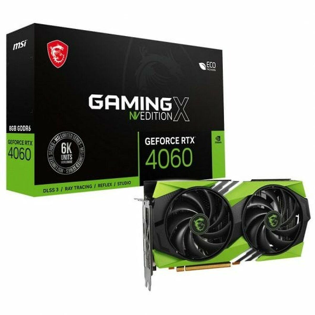 Grafikkarte MSI RTX 4060 Gaming X NV Edition 8G 8 GB GDDR6